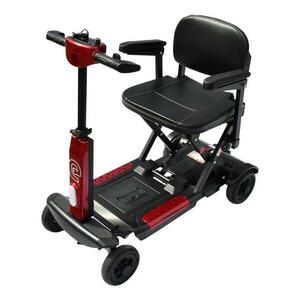 RACCEWAY Elektrický čtyřkolový vozík Fold vínový + sleva 1500, - na příslušenství - 180 obraz
