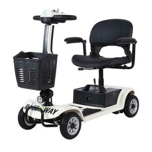 RACCEWAY Elektrický čtyřkolový vozík Split bílý + sleva 1000, - na příslušenství - 250 w obraz
