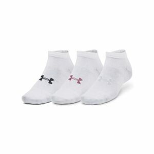 Ponožky UNDER ARMOUR-UA Essential Low Cut 3pk-WHT obraz