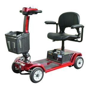 RACCEWAY Elektrický čtyřkolový vozík Split vínový - 250 obraz