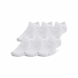 Ponožky UNDER ARMOUR-6 PACK-UA Essential No Show 6pk-WHT obraz