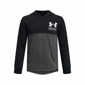 Chlapecká mikina s kapucí UNDER ARMOUR-UA Boys Rival Terry Hoodie-BLK obraz