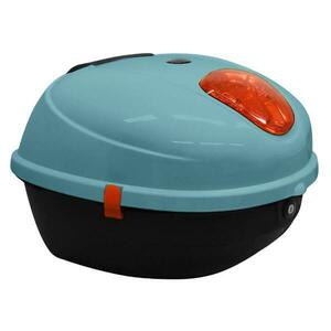 RACCEWAY Zadní kufr k elektroskútru Century světle modrý - Hnědá obraz