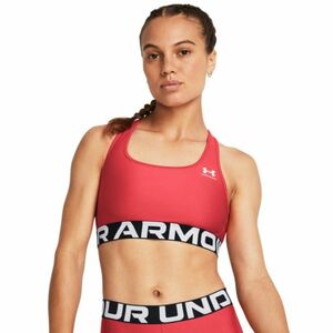 Dámská tréninková sportovní podprsenka UNDER ARMOUR-UA HG Authentics Mid Branded-RED obraz