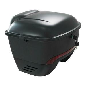 RACCEWAY Zadní kufr s nosičem k elektroskútru Pařez černý - Černá obraz