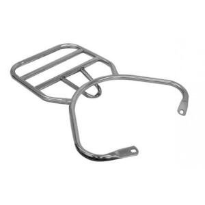 RACCEWAY Zadní nosič k elektroskútru Century chromový - Stříbrná obraz