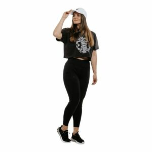 Dámské triko s krátkým rukávem UNDER ARMOUR-UA HW Dusk to Dawn Crop SS-BLK obraz