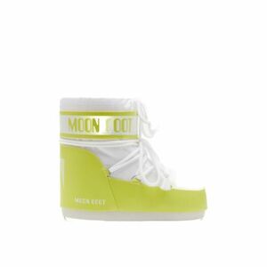 Dámské nízké zimní boty MOON BOOT-MB ICON LOW NYLON-BA01 CYBER LIME/WHITE obraz