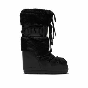 Dámské vysoké zimní boty MOON BOOT-MB ICON FAUX FUR-N001 BLACK obraz