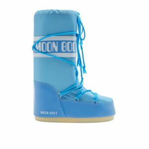 Dámské vysoké zimní boty MOON BOOT-MB ICON NYLON-F004 ALASKAN BLUE obraz