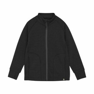 Juniorská flísová mikina se zipem COLOR KIDS-Fleece Jacket - Striped-741817.1919-Phantom obraz