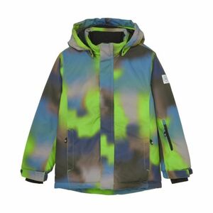 Chlapecká lyžařská bunda COLOR KIDS-Ski Jacket - AOP -741707.2144-Green Gecko obraz