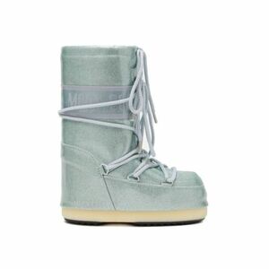 Juniorské vysoké zimní boty MOON BOOT-MB ICON JR GLITTER-F001 LIGHT BLUE obraz