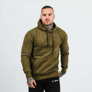 GymBeam Mikina Athlete Military Green Black obraz