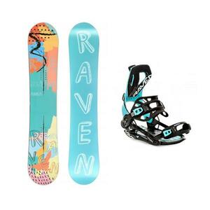 Raven Anna snowboard + Raven Fastec FT360 black/mint vázání - 150 cm + M (EU 39-42) obraz