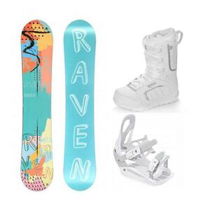 Raven Anna snowboard + Raven S230 White vázání + Raven Pearl white boty - 150 cm + vázání S/M (EU 37-42) obraz