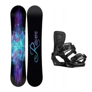 Raven Aura dámský snowboard + Gravity Rise black vázání - 155 cm + M (EU 38-41) obraz