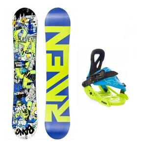 Raven Bang junior dětský snowboard + Raven s160 dětské vázání - 145 cm + vázání S (EU 33-35) obraz