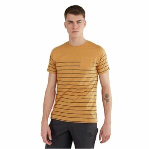 Pánské triko s krátkým rukávem FUNDANGO-Jaggy Pocket T-shirt-614-cinnamon obraz