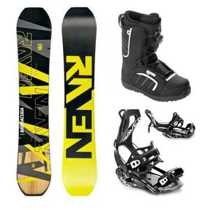Raven Barracuda Carbon Lime snowboard + Raven Fastec FT360 black vázání + Raven Target ATOP obuv - 160W cm + XL (EU 43-46) obraz