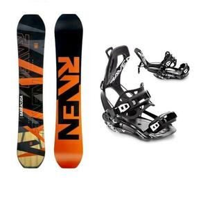 Raven Barracuda Carbon Orange snowboard + Raven Fastec FT360 black vázání - 160W cm + XL (EU 43-46) obraz