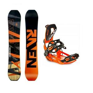 Raven Barracuda Carbon Orange snowboard + Raven RAGE Fastec FT360 orange vázání - 160W cm + XL (EU 43-46) obraz