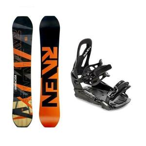 Raven Barracuda Carbon Orange snowboard + Raven S230 Black vázání - 160W cm + vázání M/L (EU 41-47) obraz