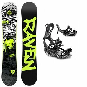 Raven Core Black snowboard + Raven FT360 black vázání - 166W cm + XL (EU 43-46) obraz