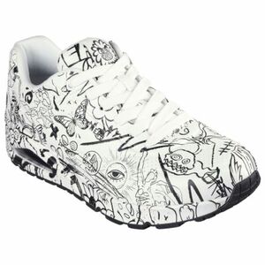 Dámská rekreační obuv SKECHERS-Uno Process Sketch W white/black obraz