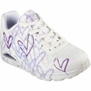 Dámská rekreační obuv SKECHERS-Uno Spread The Love W white/multi purple obraz