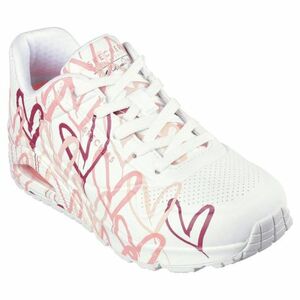 Dámská rekreační obuv SKECHERS-Uno Spread The Love W white/multi pink obraz