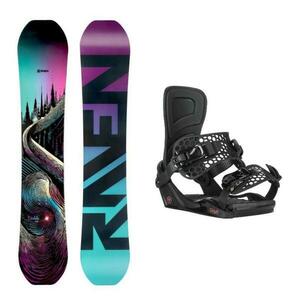 Raven Dahlia Carbon Mint/Pink dámský snowboard + Gravity Rise black snb vázání - 154 cm + L (EU 41, 5-43) obraz