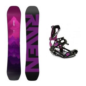 Raven Destiny dámský snowboard + Raven FT360 black/fuchsia vázání + sleva 400, - na příslušenství - 148 cm + M (EU 39-42) obraz