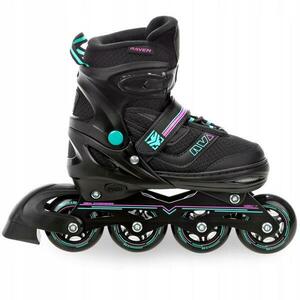 Raven Drill mint/pink dětské kolečkové brusle - EU 38-41 obraz