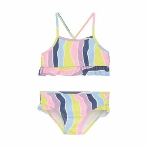 Dívčí plavky COLOR KIDS-Bikini W. Frills, AOP, lavender mist obraz