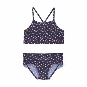 Dívčí plavky COLOR KIDS-Bikini W. Frills, AOP, dress blues obraz