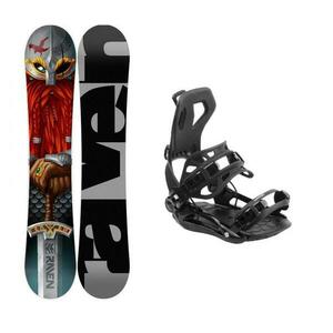 Raven Dwarf pánský snowboard + Hatchey Fastec snowboardové vázání - 160W cm + XL, black (EU 45-47) obraz