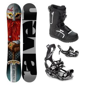 Raven Dwarf snowboard + Raven Fastec FT360 black vázání + Raven Target ATOP obuv - 160W cm + XL (EU 43-46) obraz