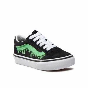 Chlapecká vycházková obuv VANS-UY Old Skool (Suede/Canvas) glow slime black/green obraz