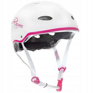 Raven F511 white/pink helma - XS (52-54cm) obraz