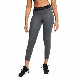 Dámské legíny NIKE PRO-DF MR 7/8 TIGHT AOP-FN4154-060-ANTHRACITE obraz