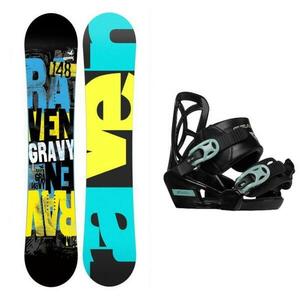 Raven Gravy junior mini dětský snowboard + Gravity Cosmo vázání - 100 cm + XS (EU 28-31) obraz