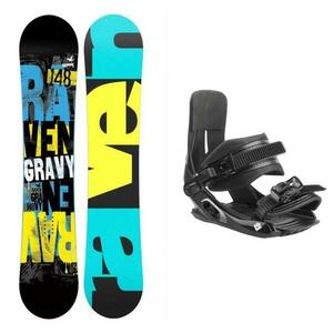 Raven Gravy junior mini dětský snowboard + Hatchey Tactic Junior vázání - 100 cm + EU 33-39 obraz