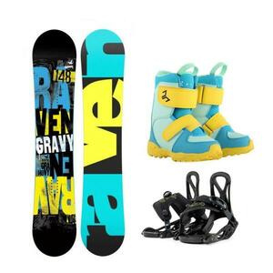Raven Gravy junior mini snowboard + Beany Kido vázání + Beany Joker boty - 100 cm + XXS (EU 25-32) obraz