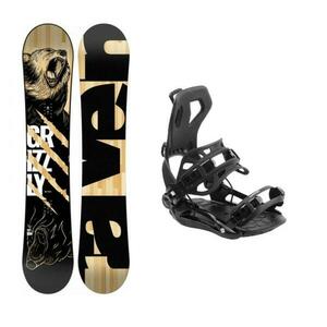 Raven Grizzly snowboard + Hatchey Fastec vázání - 159 cm + XL, black (EU 45-47) obraz