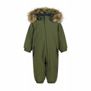 Chlapecký zimní overal COLOR KIDS-Coverall w.fake fur, AF 20.000, dark olive 740620.9526 obraz