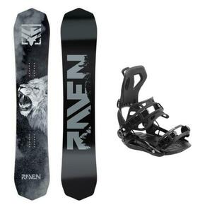 Raven Lion pánský snowboard + Hatchey Fastec snowboardové vázání - 145 cm + XL, black (EU 45-47) obraz