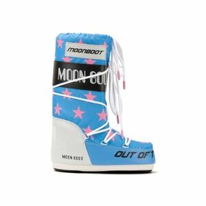 Dětské vysoké zimní boty MOON BOOT-ICON RETROBIKER, 002 pink stars obraz