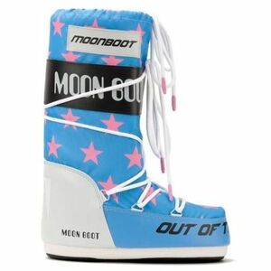 Vysoké zimní boty MOON BOOT-ICON RETROBIKER, 002 pink stars obraz