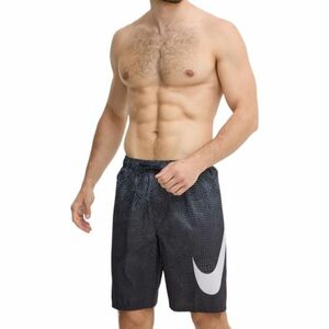 Pánské plavky NIKE SWIM-Grid Swoosh Breaker 9 inch-001-Black obraz